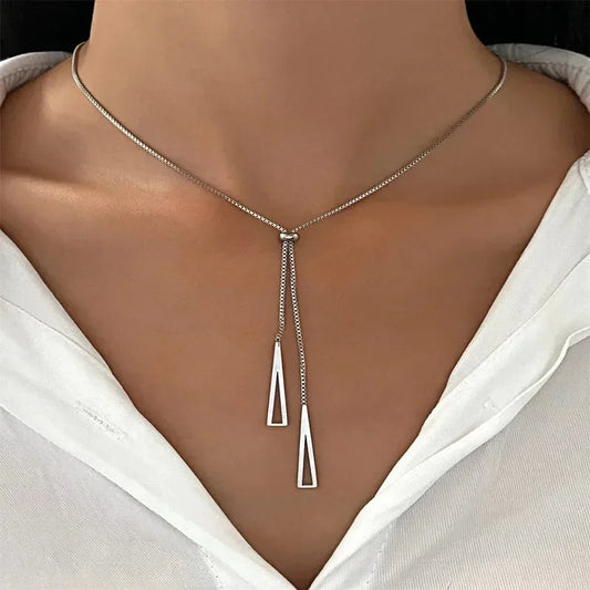 PELO Y Lariat Necklaces